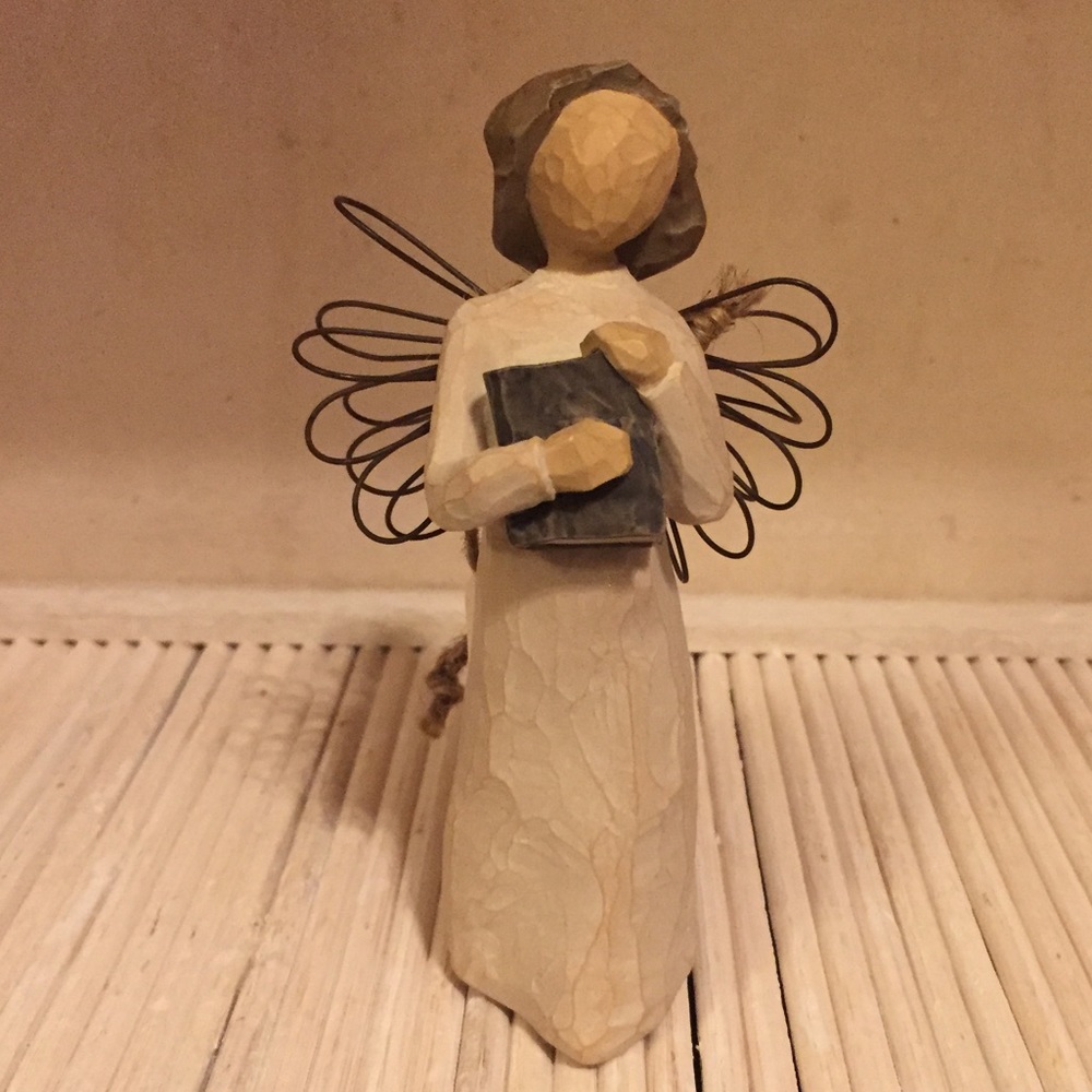 Willow tree angel of learning ornament